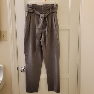 H&M Gray Paperbag Pants